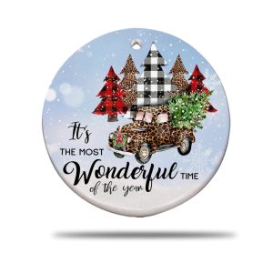 It is the wonderful time of the year Christmas Ornament 1