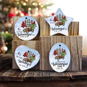 It is the wonderful time of the year Ornament Christmas Gift