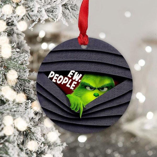 The Grinch Ornament, Funny Christmas Gift On Holidays Season